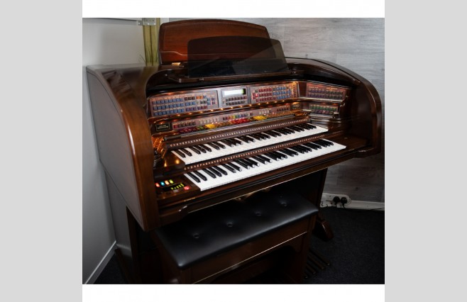Used Lowrey Majesty Cherry Organ All Inclusive Top Grade Package (SN:510D604H022235) - Image 4